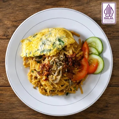Mie Gomak Goreng Teri Medan